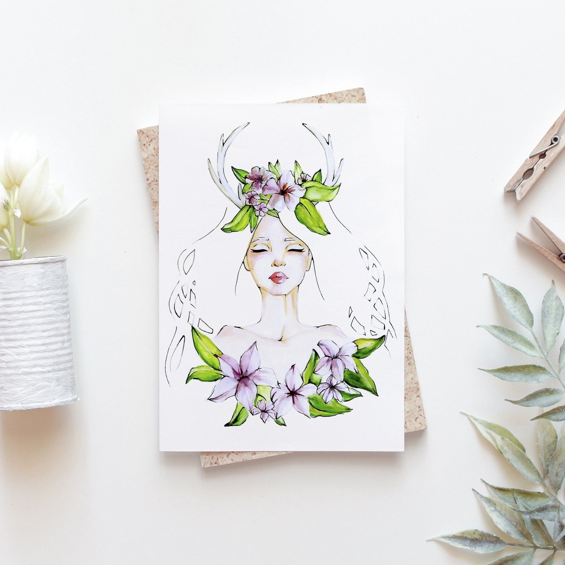 Guardian of the Forest - Greeting Card