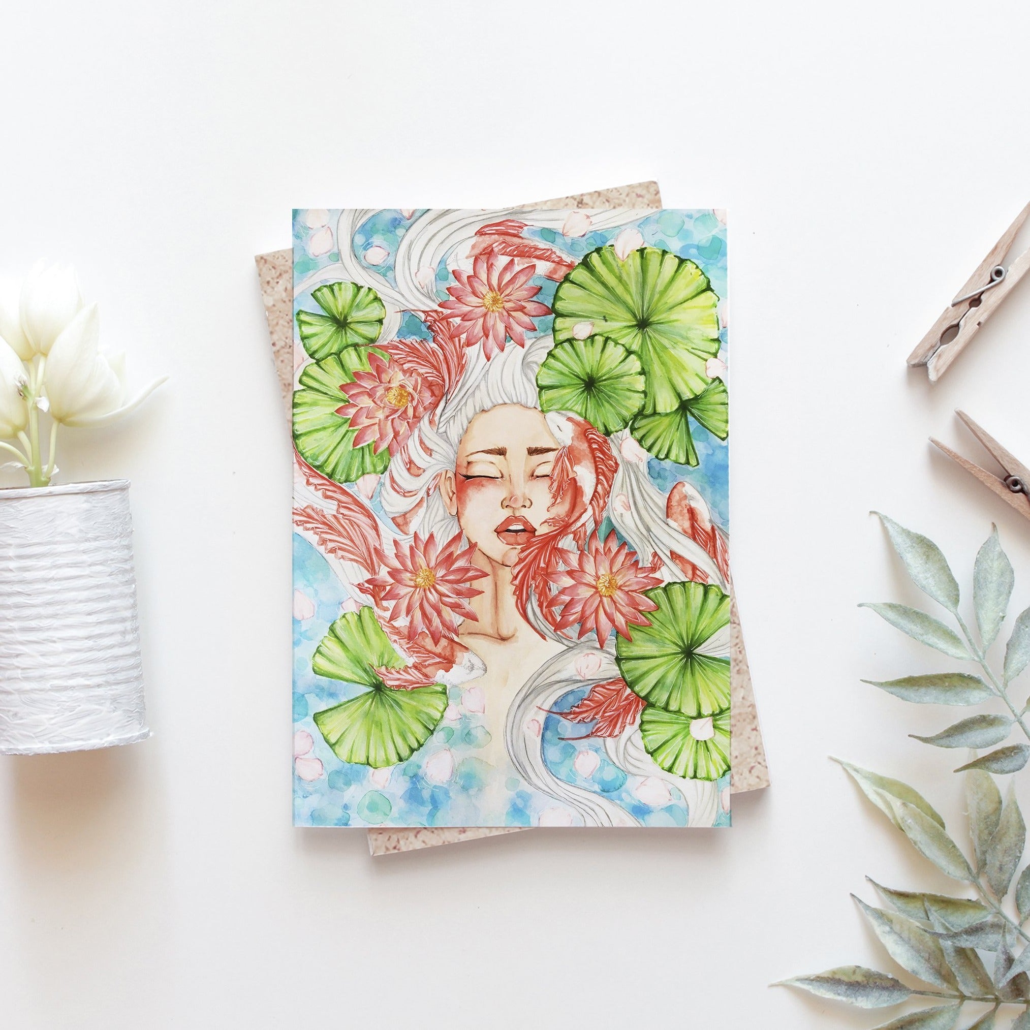 Rio Abajo Rio - Greeting Card