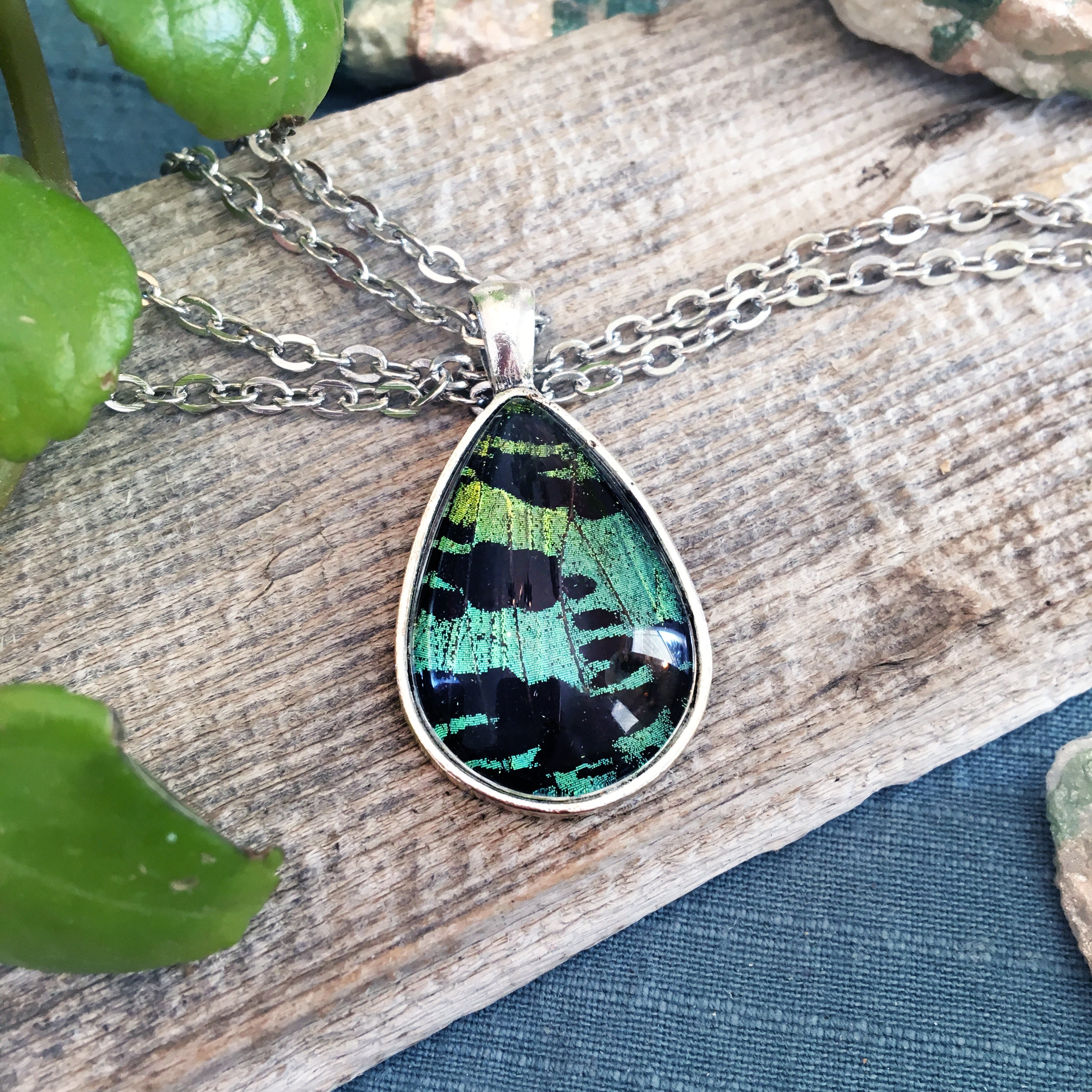 Sunset - Butterfly Wing Necklace
