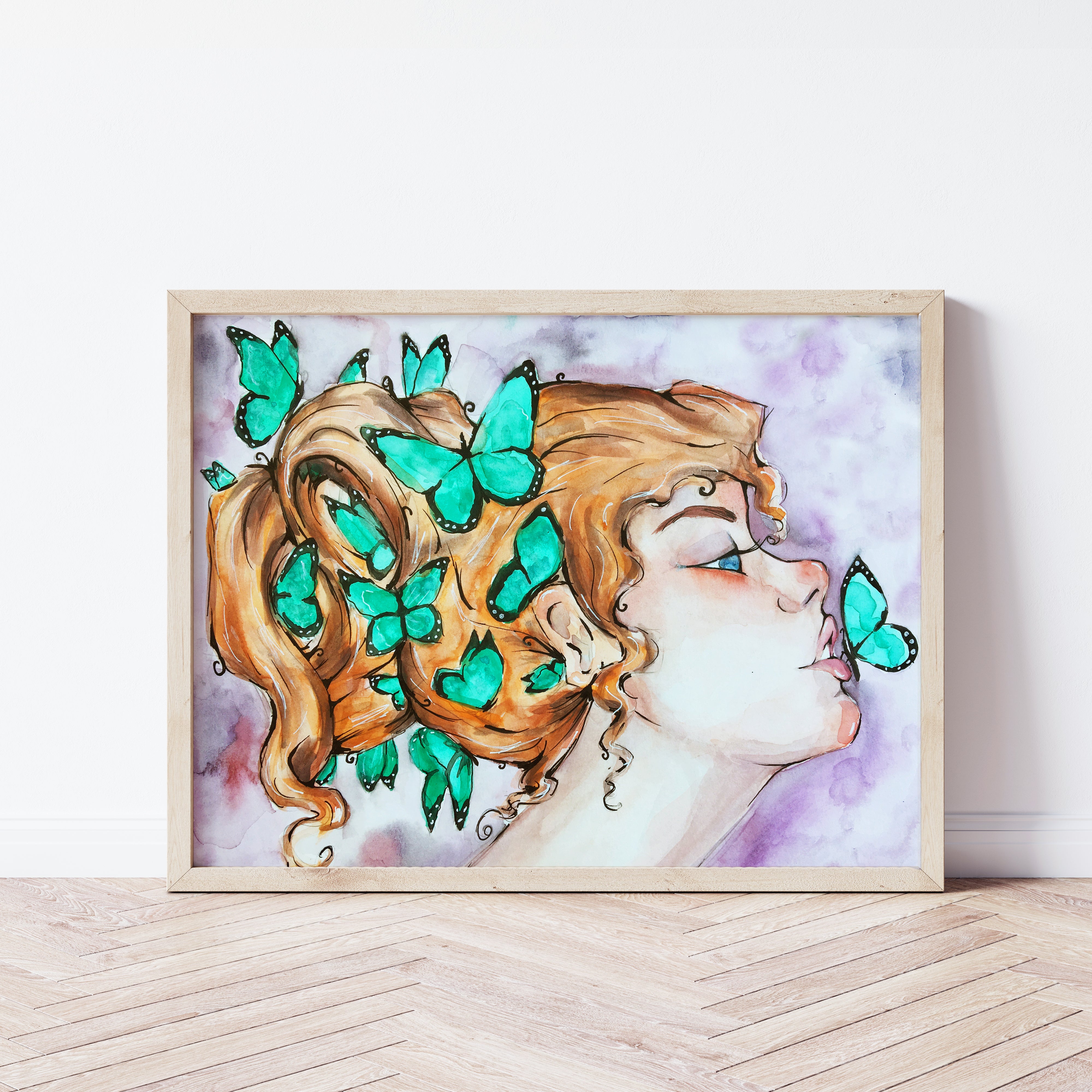 You Give me Butterflies - Art Print